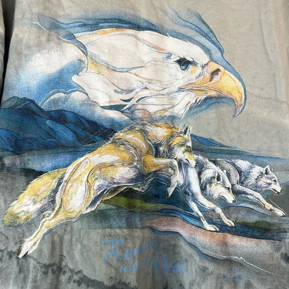 VTG Polar Graphics Running with the Wind Tshirt - Picture 2 of 6